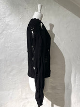 Load image into Gallery viewer, Ann Demeulemeester distressed knitted sweater