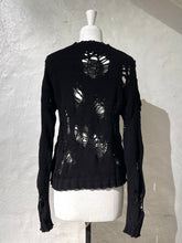 Load image into Gallery viewer, Ann Demeulemeester distressed knitted sweater