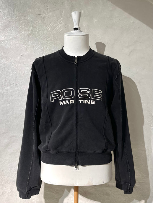 Martine Rose shrunken zip up sweatshirt