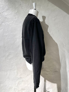 Martine Rose shrunken zip up sweatshirt