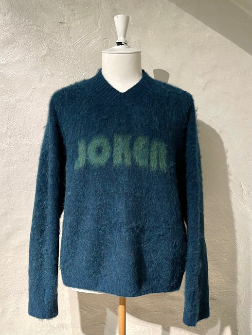 Martine Rose brushed mohair V-neck sweater