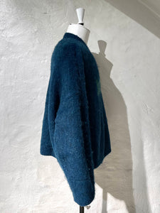 Martine Rose brushed mohair V-neck sweater