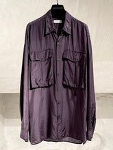 Load image into Gallery viewer, Dries Van Noten relaxed silk shirt