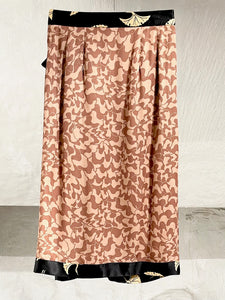Dries Van Noten printed draped skirt