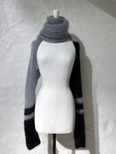 Load image into Gallery viewer, Imaskopi knitted scarf with sleeves
