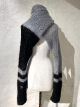 Load image into Gallery viewer, Imaskopi knitted scarf with sleeves