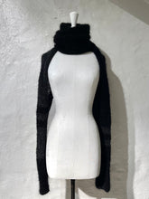Load image into Gallery viewer, Imaskopi knitted scarf with sleeves