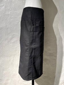 Lemaire coated denim skirt