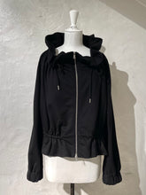 Load image into Gallery viewer, Dries Van Noten draped jersey zip sweater
