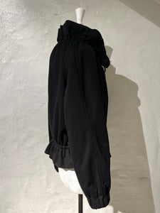 Dries Van Noten draped jersey zip sweater