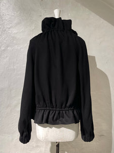 Dries Van Noten draped jersey zip sweater