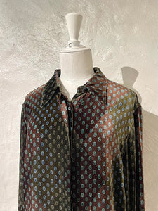 Dries Van Noten velvet shirt