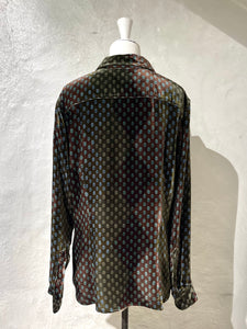 Dries Van Noten velvet shirt