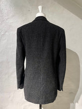 Load image into Gallery viewer, Dries Van Noten grey pinstripe wool jacket