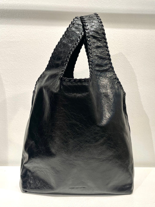 Dries Van Noten leather tote bag