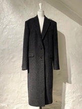 Load image into Gallery viewer, Dries Van Noten oversized pinstripe wool coat