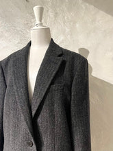 Load image into Gallery viewer, Dries Van Noten oversized pinstripe wool coat