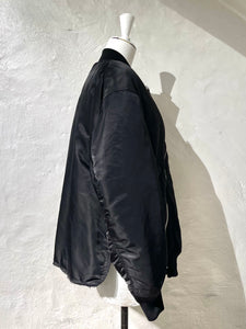 Comme des Garçons BLACK twisted reversible bomber jacket