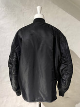 Load image into Gallery viewer, Comme des Garçons BLACK twisted reversible bomber jacket