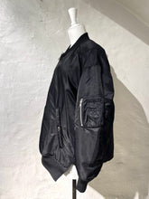 Load image into Gallery viewer, Comme des Garçons BLACK twisted reversible bomber jacket