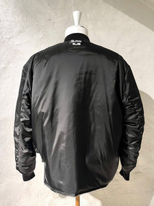 Comme des Garçons BLACK twisted reversible bomber jacket