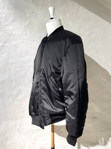 Comme des Garçons BLACK twisted reversible bomber jacket