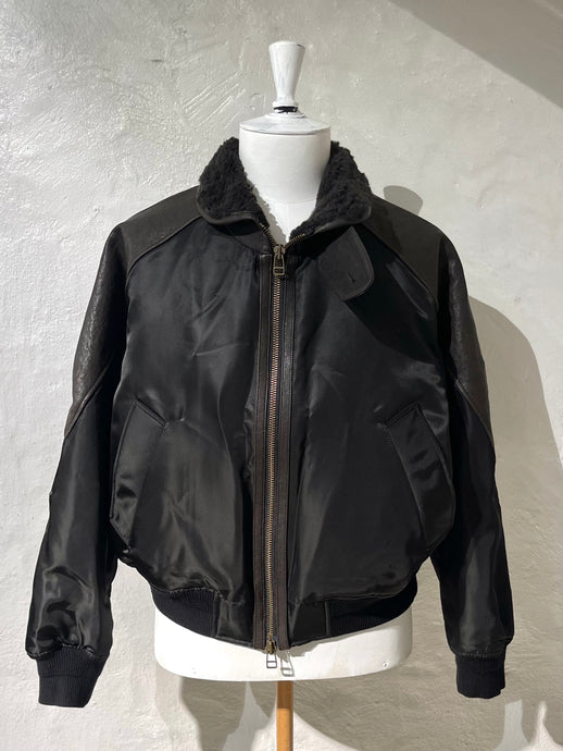 Coor high-neck shearling bomber jacket