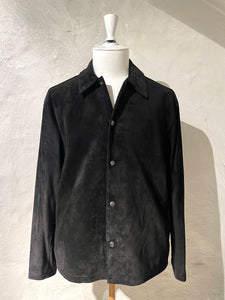Coor black suede leather jacket