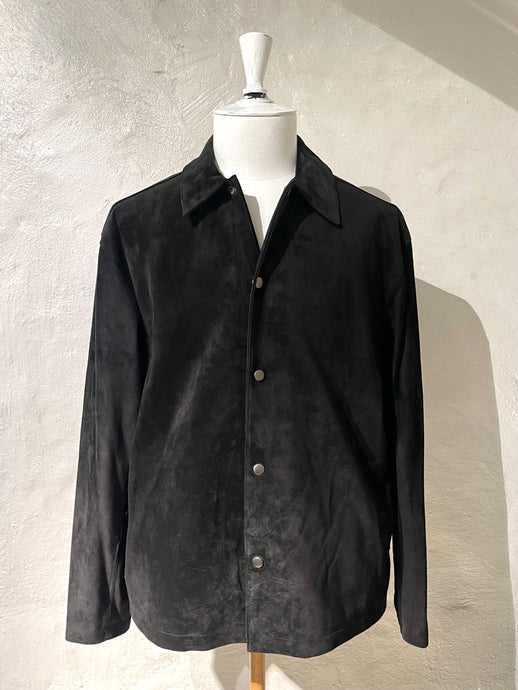 Coor black suede leather jacket