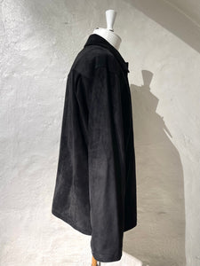 Coor black suede leather jacket