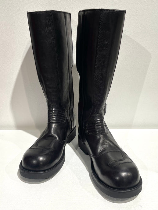 Maison Margiela MM6 leather biker boots