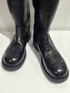 Maison Margiela MM6 leather biker boots