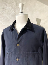 Load image into Gallery viewer, Maison Margiela dark blue herringbone jacket