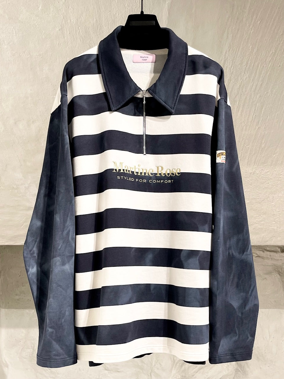 Martine Rose zip up polo