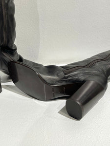 Lemaire over knee leather boots