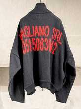 Load image into Gallery viewer, Magliano knitted half zip sweater